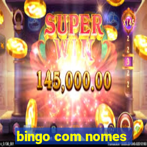 bingo com nomes